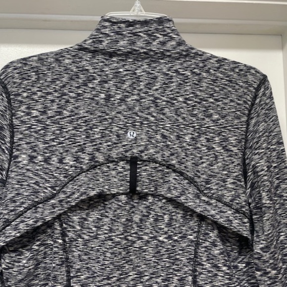 EUC Lululemon Define Rulu Jacket Spaced Out Space Dye Black White - Picture 11 of 12